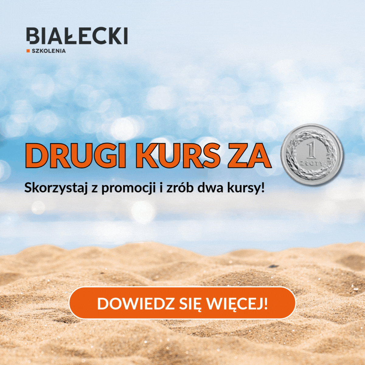 Promocja Drugi kurs za 1 zł